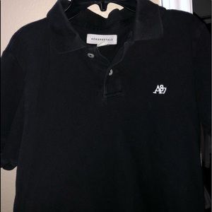 black aeropostale polo
